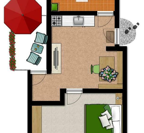 Апартаменты 1 Спальня, Ferienhof Ammann