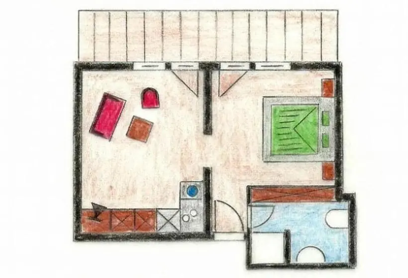 １ベッドルームアパートメント, Gästehaus Wineberger