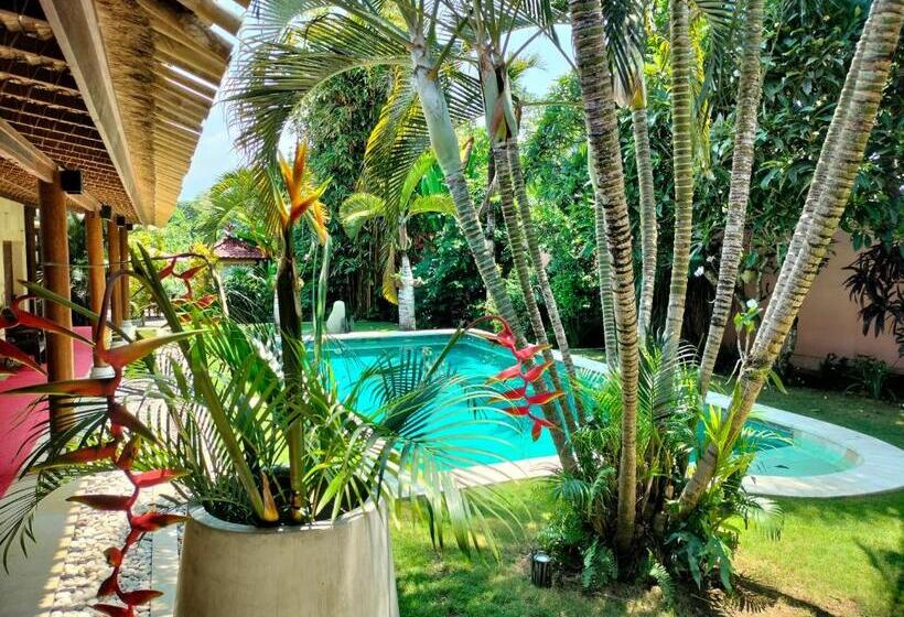 غرفة قياسية مطلّة علي حمام السباحة, Villa Pilou Boutique