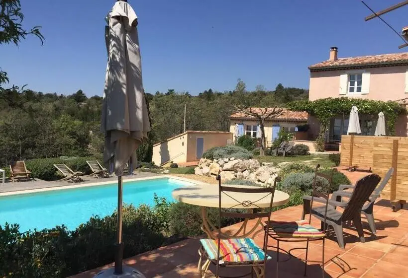 テラス付きスタンダードルーム, Au Pied Du Ventoux