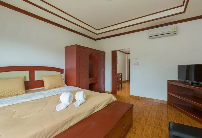 バルコニー付き１ベッドルームアパートメント, Patong Rai Rom Yen Resort Sha