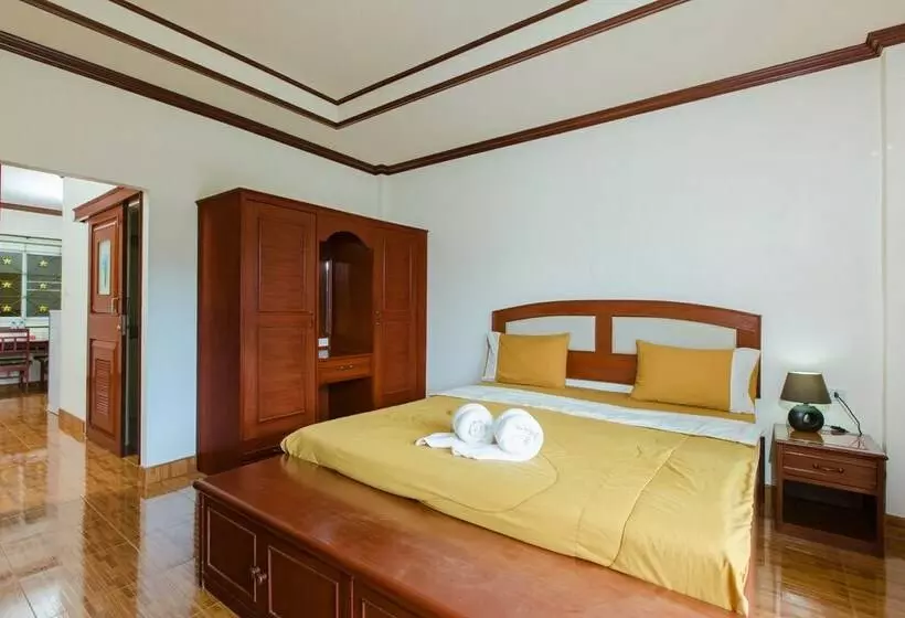 バルコニー付き１ベッドルームアパートメント, Patong Rai Rom Yen Resort Sha