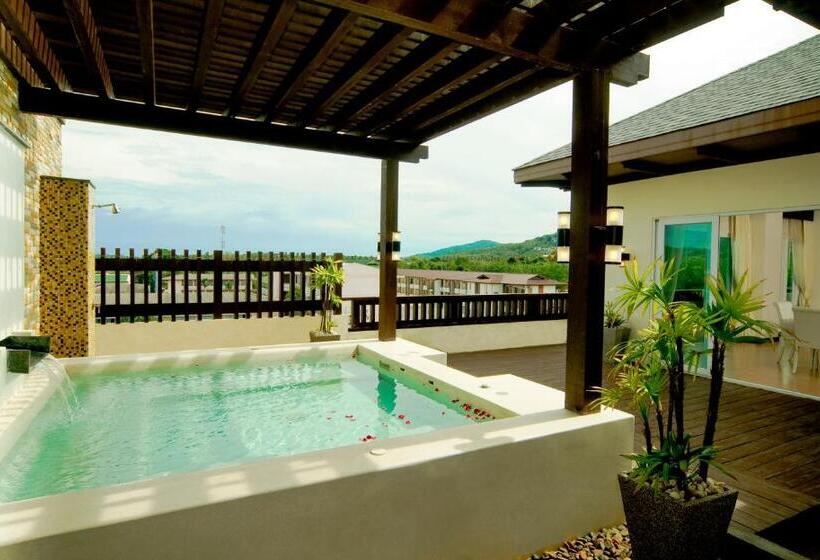 2침실 펜트하우스 아파트, Ratana Hotel Chalong