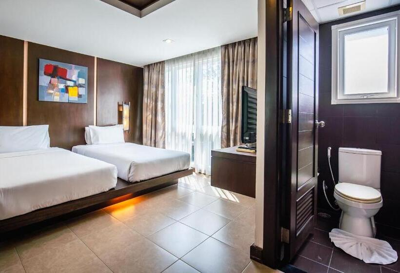 침실 2개 스위트, Ratana Hotel Chalong