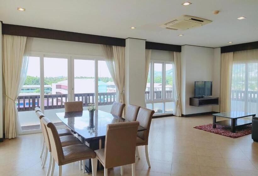 2침실 펜트하우스 아파트, Ratana Hotel Chalong