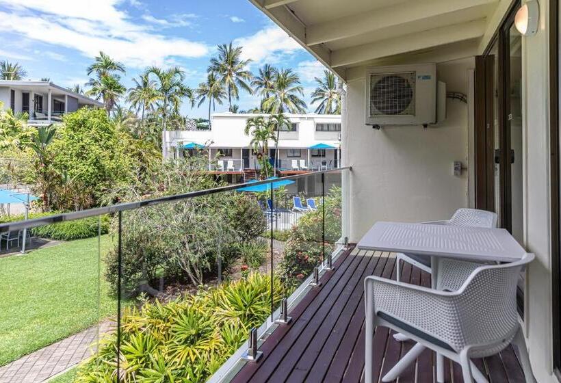 ガーデンビューの２ベッドルームアパート, Beachfront Terraces With Onsite Reception & Check In