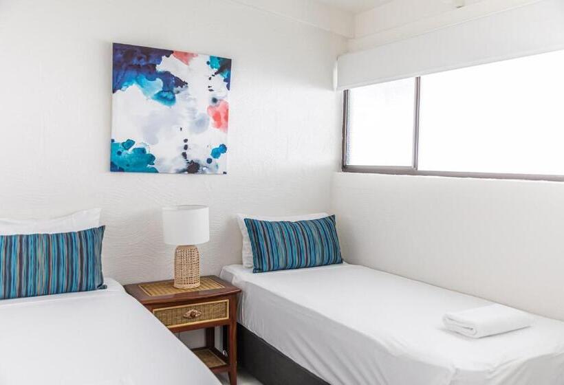 ガーデンビューの２ベッドルームアパート, Beachfront Terraces With Onsite Reception & Check In