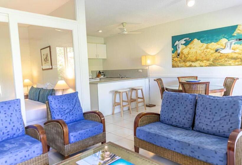 ガーデンビューの２ベッドルームアパート, Beachfront Terraces With Onsite Reception & Check In