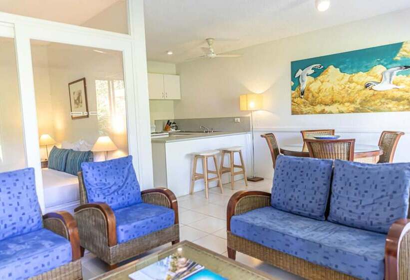 ガーデンビューの２ベッドルームアパート, Beachfront Terraces With Onsite Reception & Check In