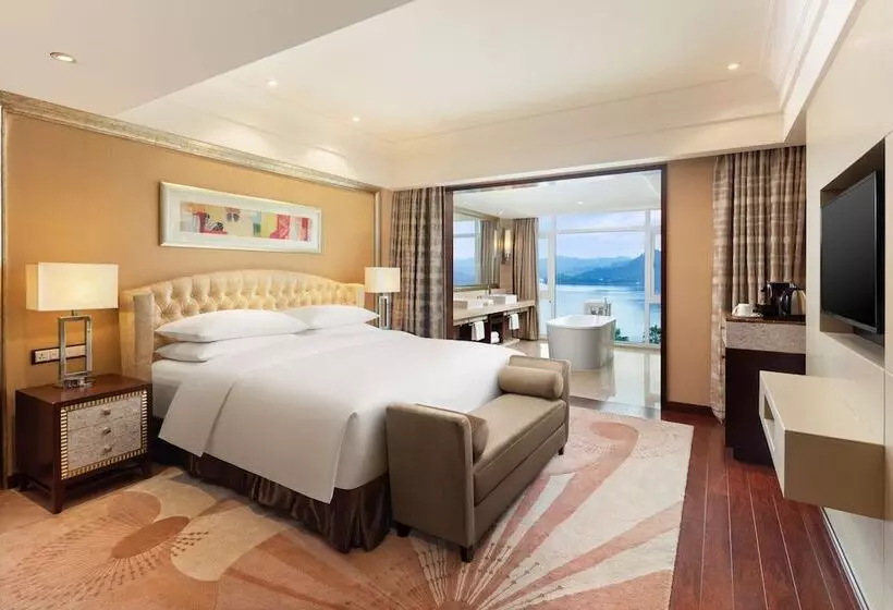 ダブルベッドスタンダードルーム, Hilton Hangzhou Qiandao Lake Resort