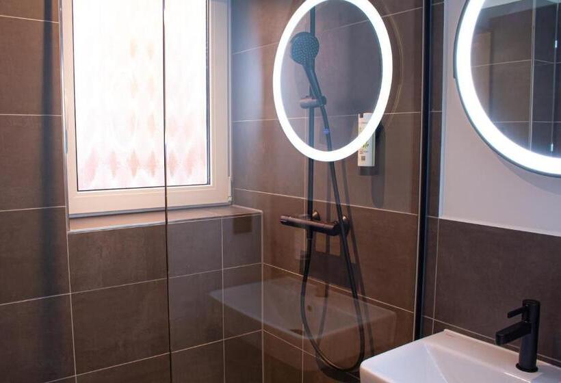 带1个卧室带花园景观的公寓, Project June   Ehemals Landgasthof Jüterbog