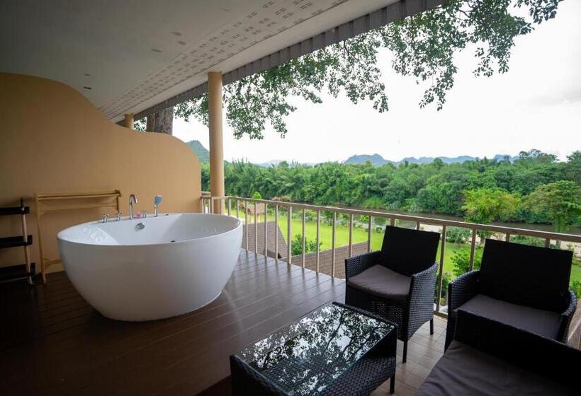 Quarto Deluxe, Suan Sai Yok Resort