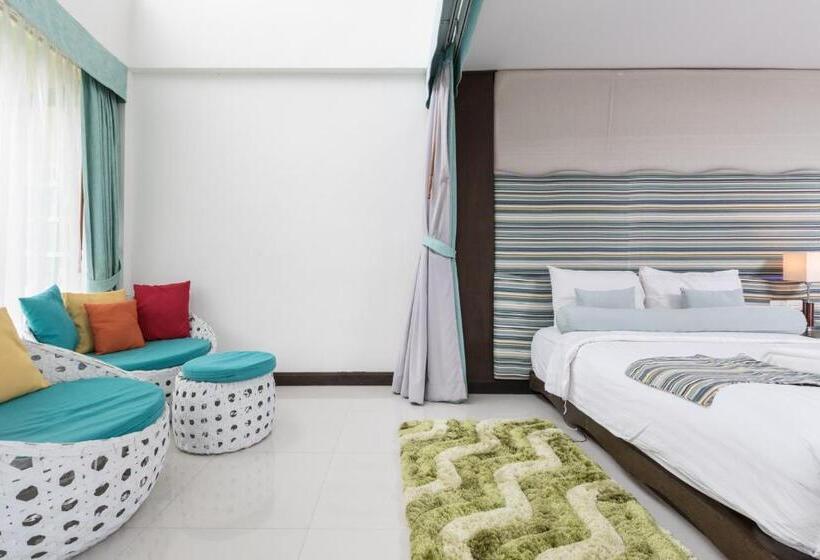 豪华家庭房间, Suan Sai Yok Resort