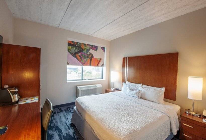 Quarto standart cama de casal, Fairfield Inn & Suites By Marriott New York Brooklyn