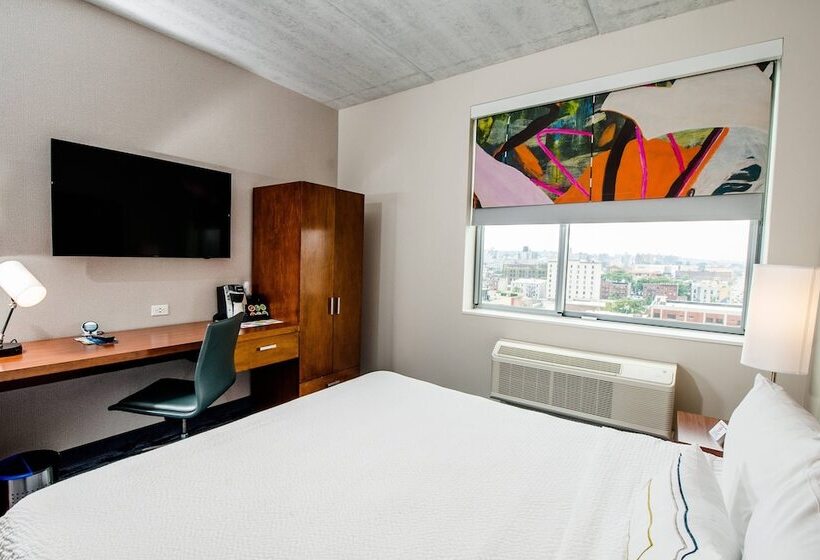 Quarto standart cama de casal, Fairfield Inn & Suites By Marriott New York Brooklyn