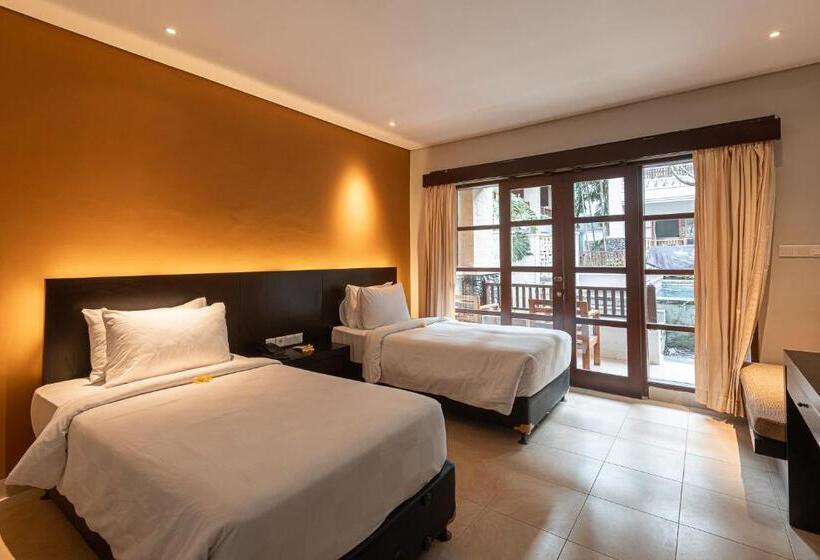 带泳池观景的豪华房, Fourteen Roses Beach