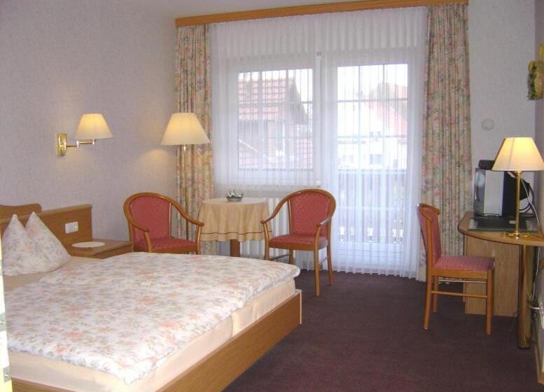 가든 전망 싱글룸, Ferienhof Meyer Land