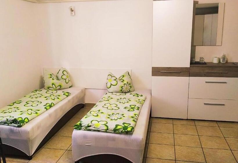 חדר סטנדרטי לארבעה עם חדר אמבטיה משותף, Hostel Maros