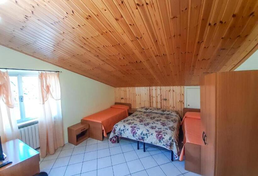 غرفة قياسية رباعية, Bed & Breakfast Il Ghiro