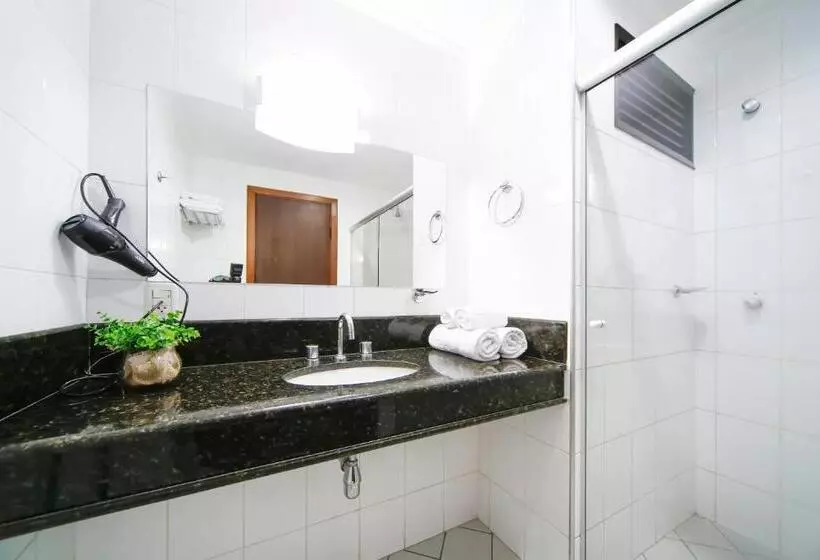 キングサイズベッドのデラックスルーム, Grand Hotel Royal Sorocaba By Atlantica