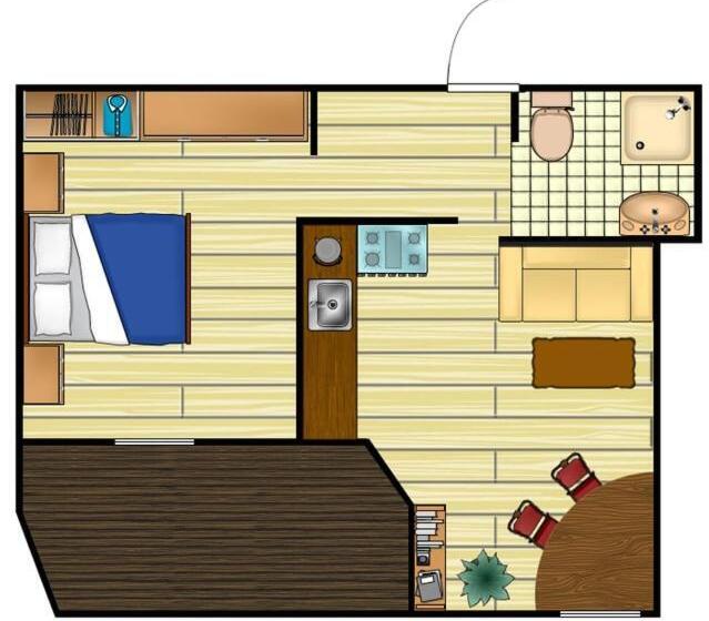 آپارتمان سوپریور 1 خوابه, Appartement Huber