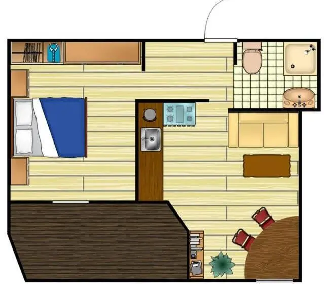 １ベッドルームのスーペリアアパートメント, Appartement Huber