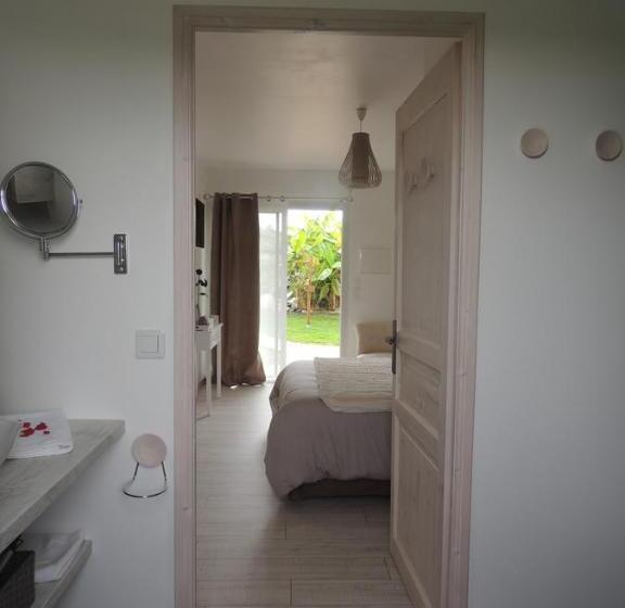 חדר סטנדרט נוף לבריכה, Chambres D Hôtes Du Hourne