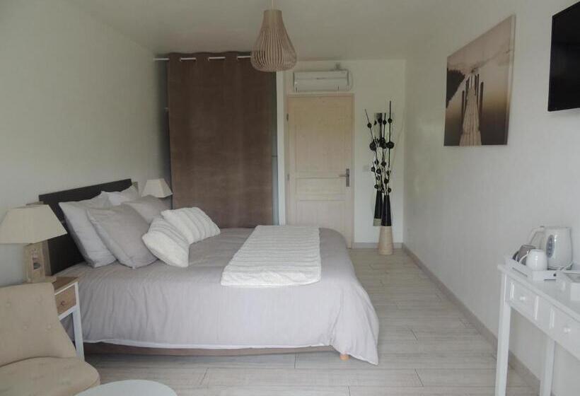 חדר סטנדרט נוף לבריכה, Chambres D Hôtes Du Hourne