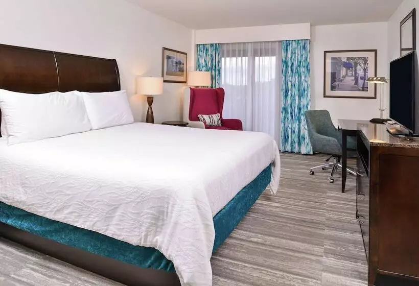 キングサイズベッドのスタンダードルーム, Hilton Garden Inn Jacksonville Downtown Southbank