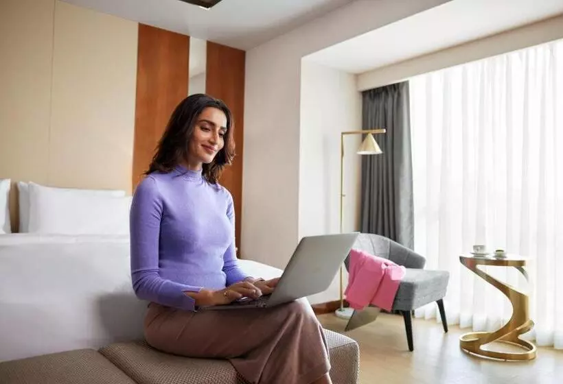 キングサイズベッドのスタンダードルーム, Hyatt Regency Trivandrum