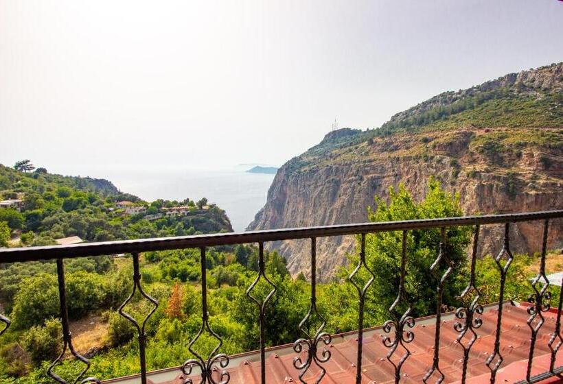 חדר סטנדרט נוף לים עם מרפסת, Keyif Motel