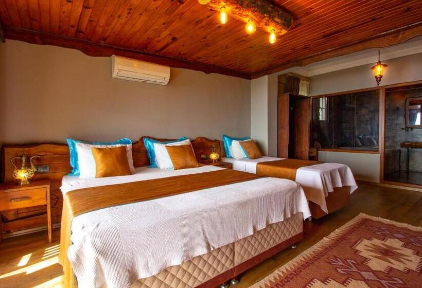 חדר סטנדרט נוף לים עם מרפסת, Keyif Motel