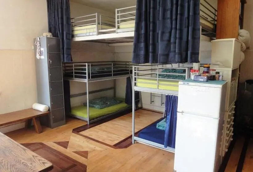 Vuode Makuusalissa, Frank S Backpackers