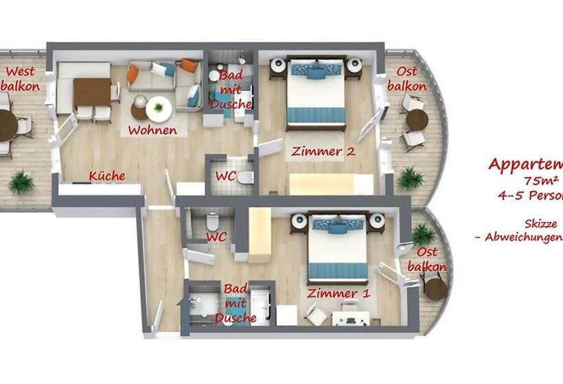 דירת שני חדרים, Pension Alpenrose