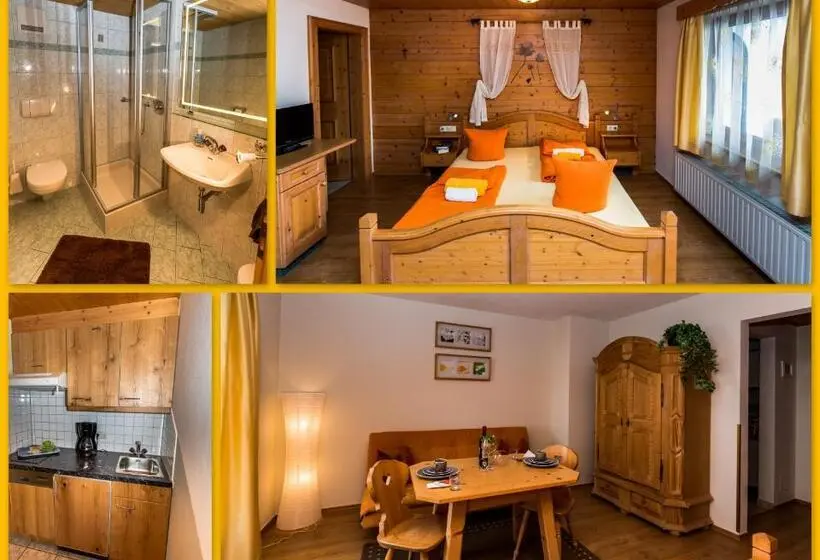 Huoneisto 1 Makuuhuone Parveke, Haus Alpenblick