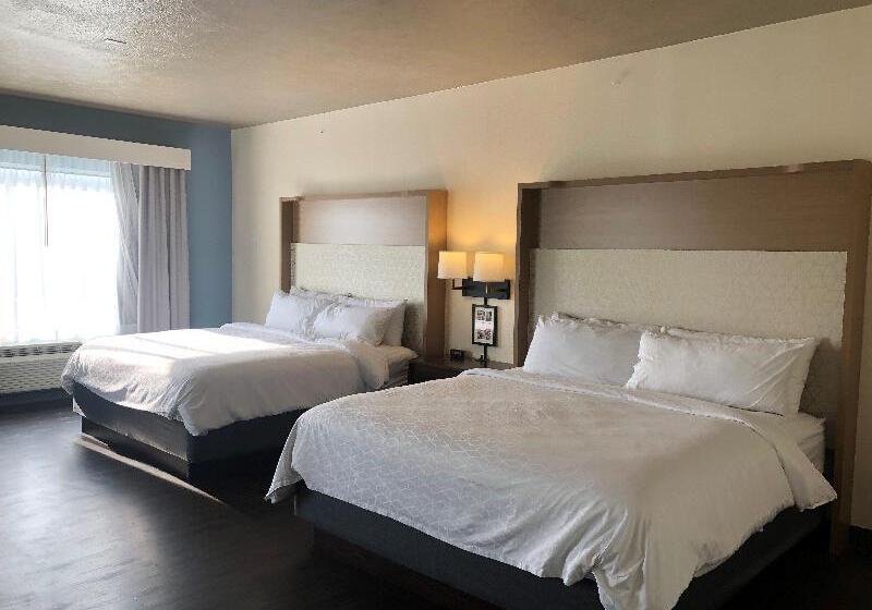 キングサイズベッドのスタンダードルーム, Holiday Inn Omaha Downtown   Waterpark, An Ihg