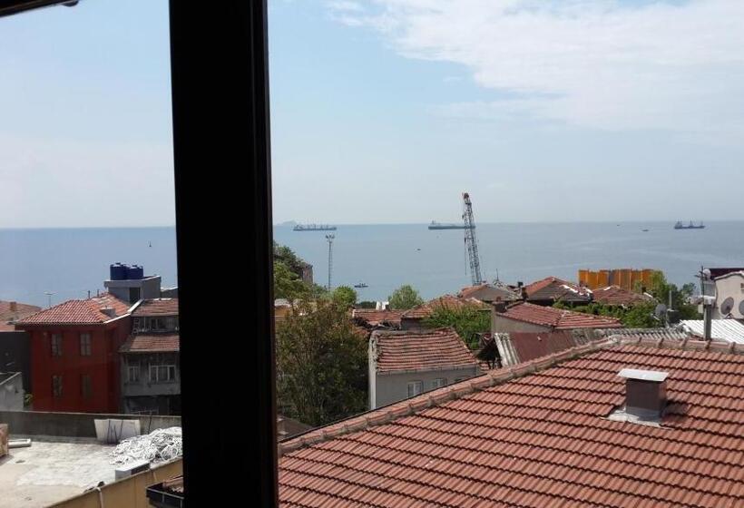 آپارتمان 1 خوابه با چشم‌انداز دریا, Tashkonak Studio Suites