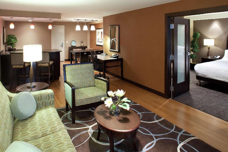 מיטת קינג בסוויטה, Hilton Garden Inn Sioux Falls South