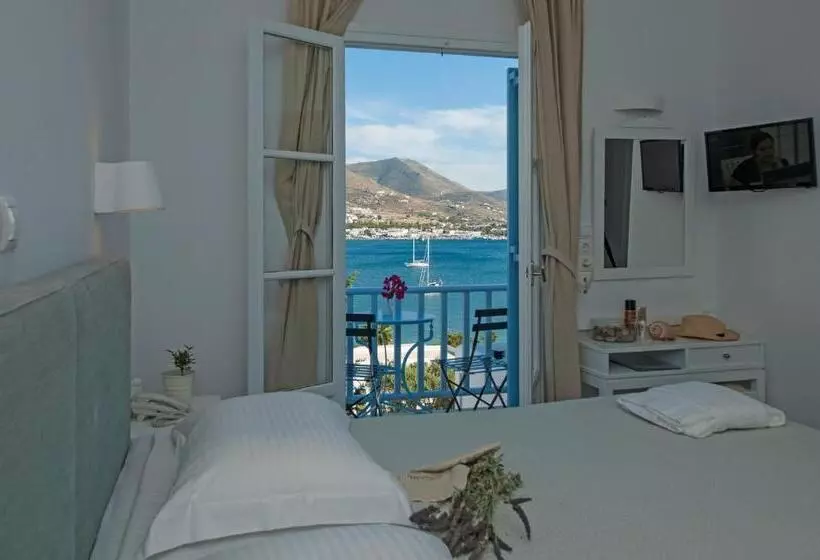 اتاق استاندارد یک نفره با چشم‌انداز دریا, Parian Village Beach Hotel   Adults Only