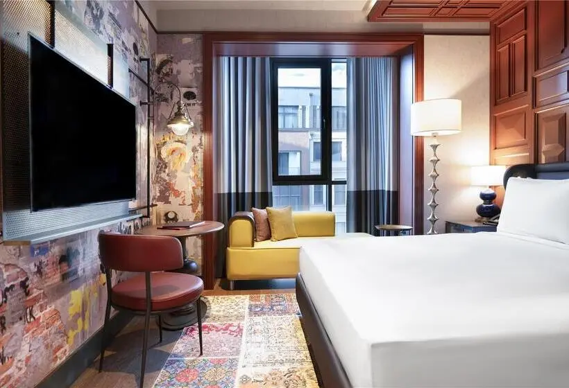استودیو استاندارد با تخت کینگ, Hilton Nanjing Riverside