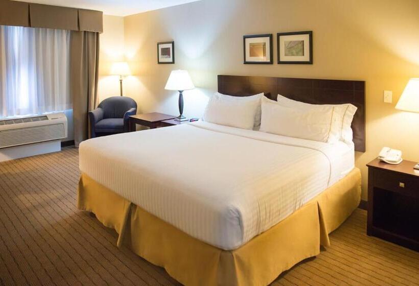 适合残疾人士使用的带超级大床的标准间, Holiday Inn Express Devils Lake, An Ihg