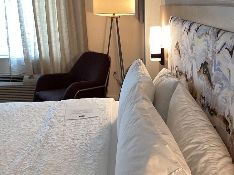 غرفة قياسية سرير كينج لذوى الإحتياجات الخاصة, Hampton Inn & Suites Miami/brickelldowntown