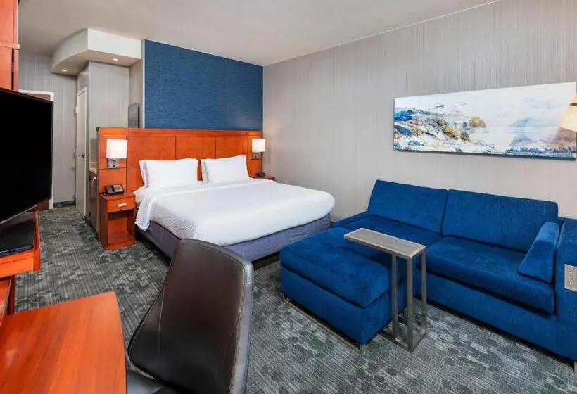 キングサイズベッドのスタンダードルーム, Courtyard By Marriott Santa Ana Orange County