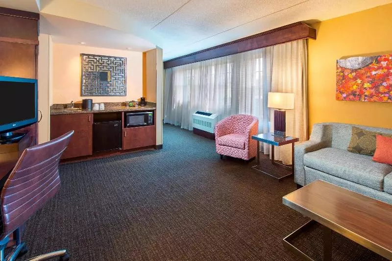 キングサイズベッドのスタンダードルーム, Courtyard Marriott Lake Placid