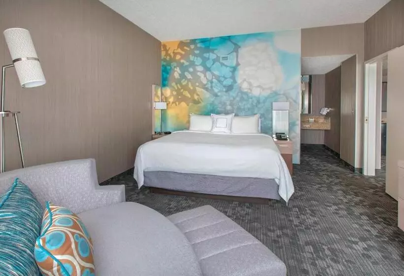سوئیت با تخت بزرگ, Courtyard By Marriott Newark Elizabeth
