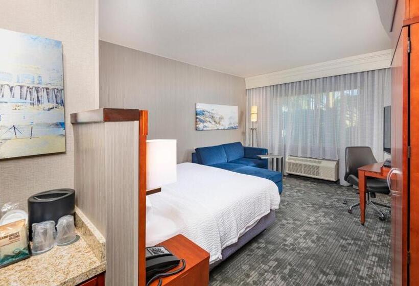 带大床的标准间, Courtyard By Marriott Santa Ana Orange County