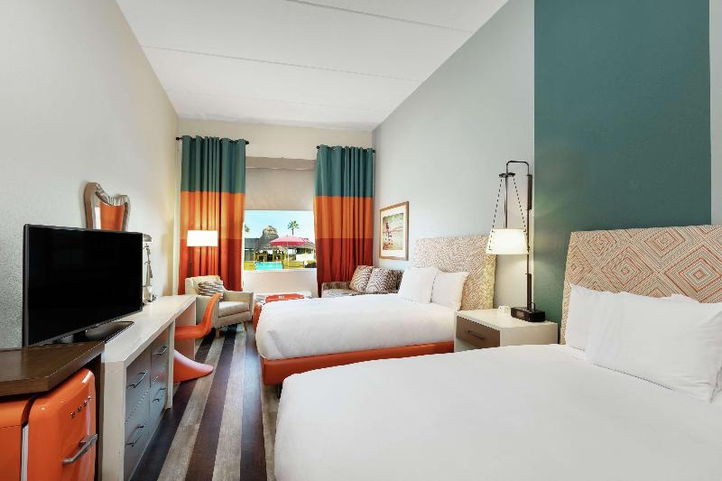 스탠다드 룸 풀장 전망, Doubletree By Hilton Hotel Galveston Beach