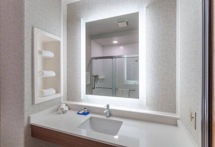 带2个双人床的标准工作室, Holiday Inn Express Rockford Loves Park, An Ihg