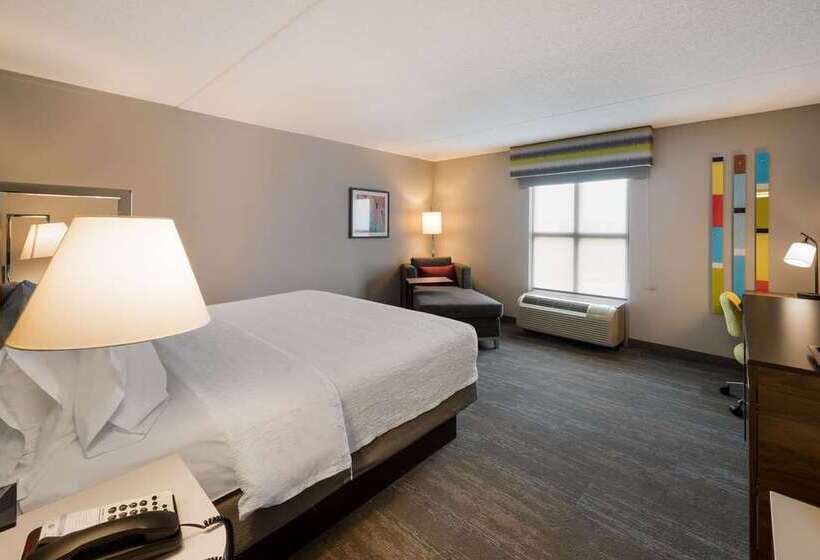 Standaardkamer met Kingsize Bed Aangepast voor Gehandicapten, Doubletree By Hilton Chicago Midway Airport