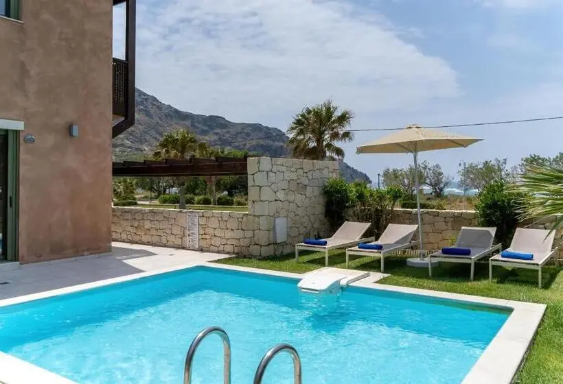 Villa, 3 Makuuhuonetta ja Merinäköala, Plakias Resorts